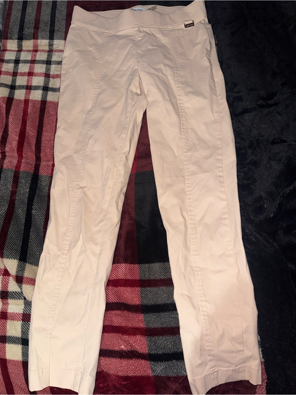 Calvin Klein Blush Pull-On Stretch Pants